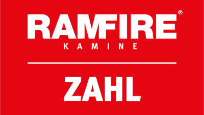 Logo RAMFIRE ZAHL 2024 RGB 72 unter WeissAufRot